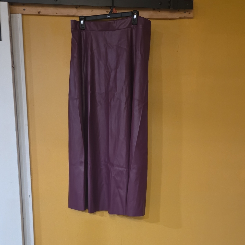 SHEIN Chic Purple Midi Skirt